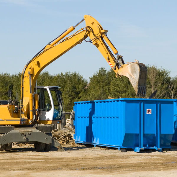 how does a residential dumpster rental service work in Mapleton